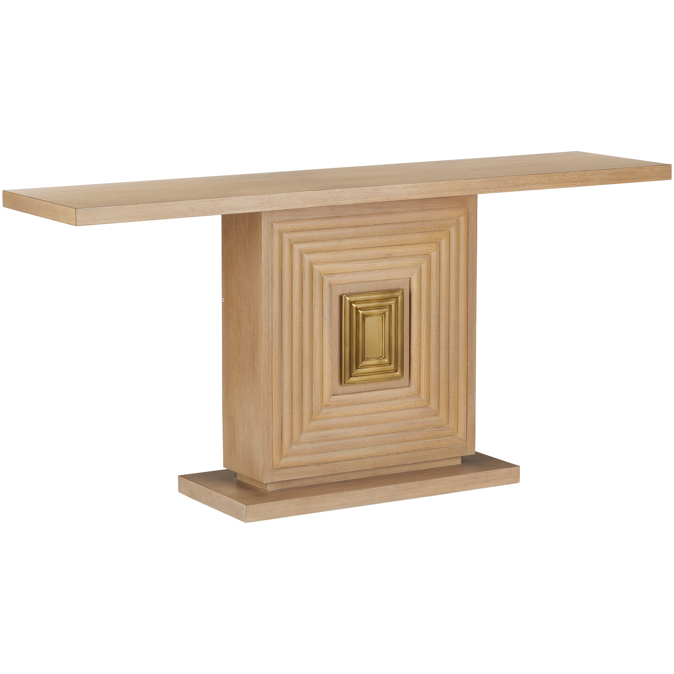 Morombe 72 inch Washed Oak Console Table