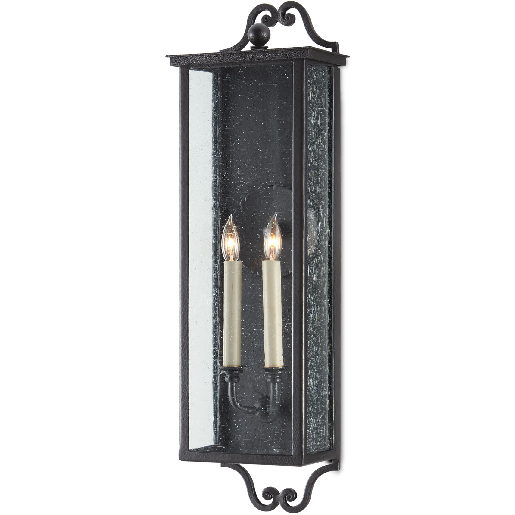 Giatti 2 Light 30.25 inch Midnight Outdoor Wall Sconce, Medium