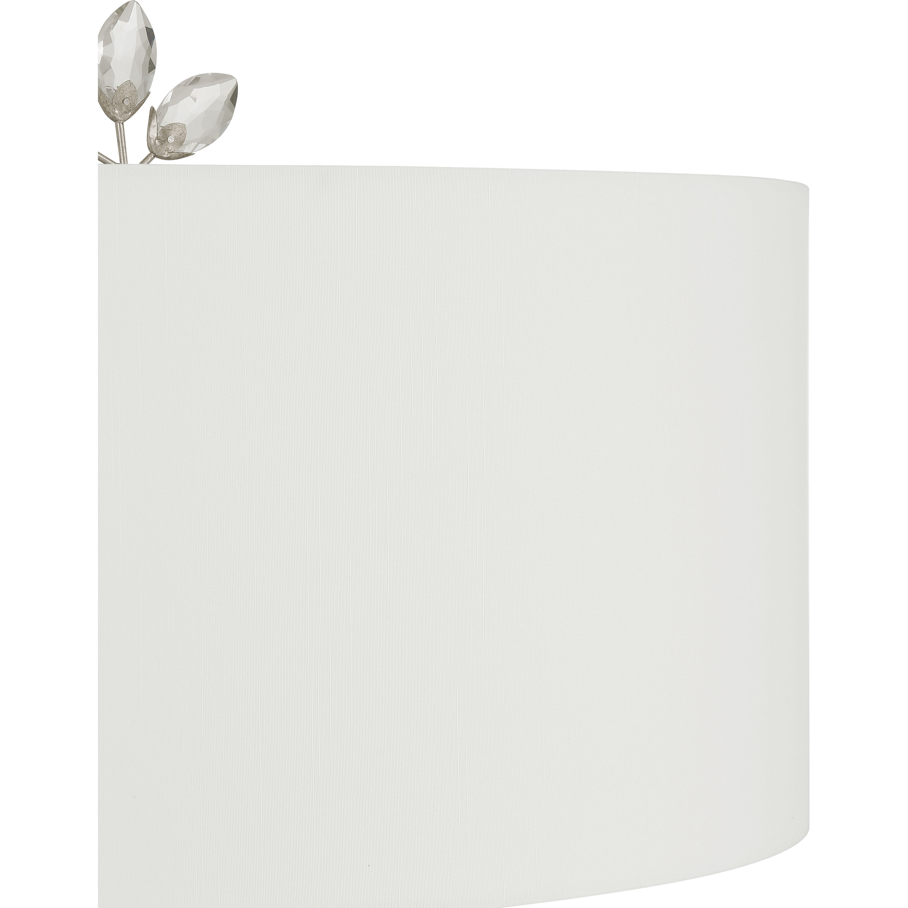 Forget-Me-Not 66 inch 100.00 watt Clear/Silver Leaf Floor Lamp Portable Light