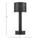 Traverse 13 inch 1.5 watt Oil Rubbed Bronze Cordless Table Lamp Portable Light