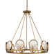 Marjiescope 10 Light 32 inch Antique Brass Chandelier Ceiling Light, Marjorie Skouras Collection