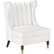 Jacqui Black/Brushed Brass Slipper Chair