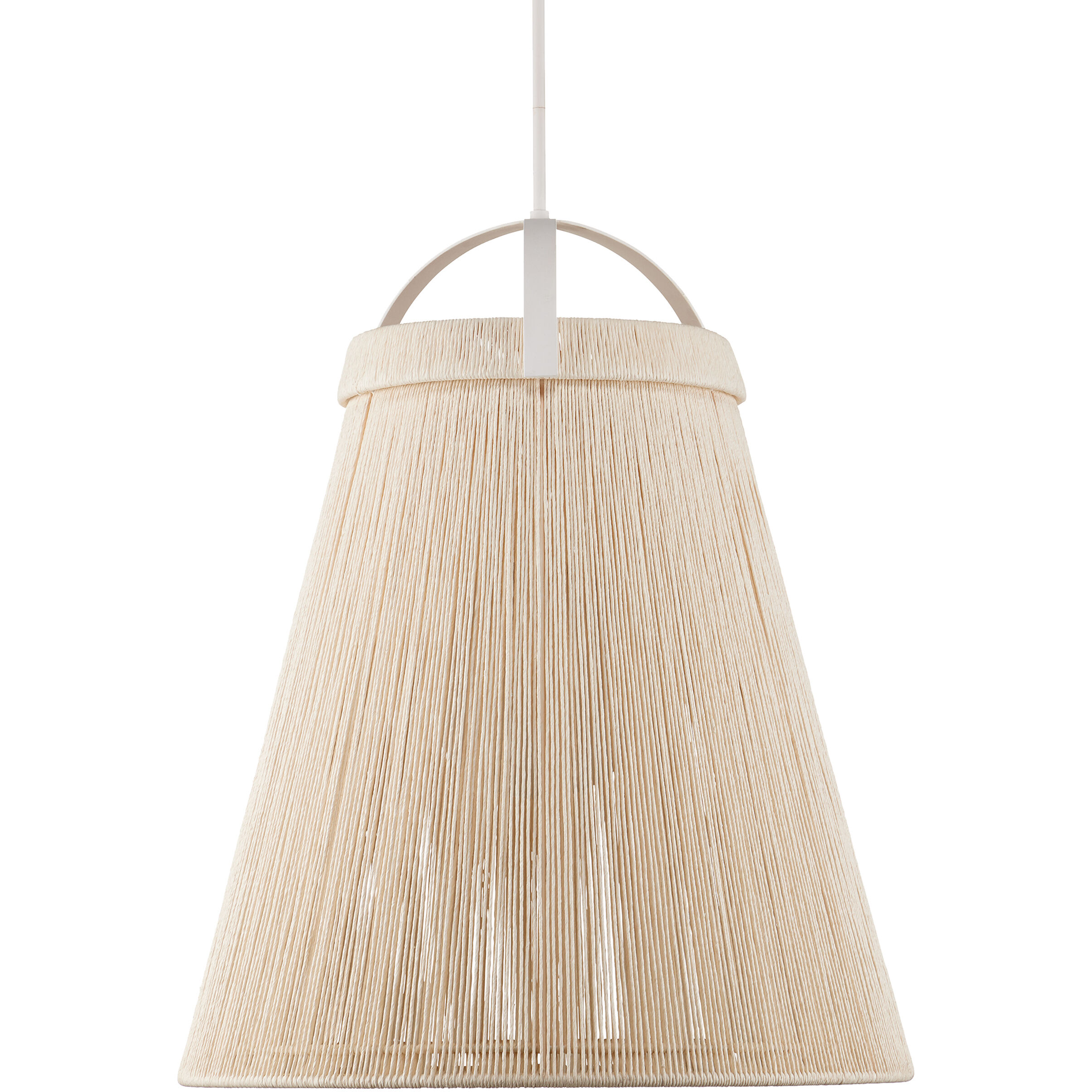 Parnell 1 Light 27.75 inch White/Gesso White/Frosted White Pendant Ceiling Light