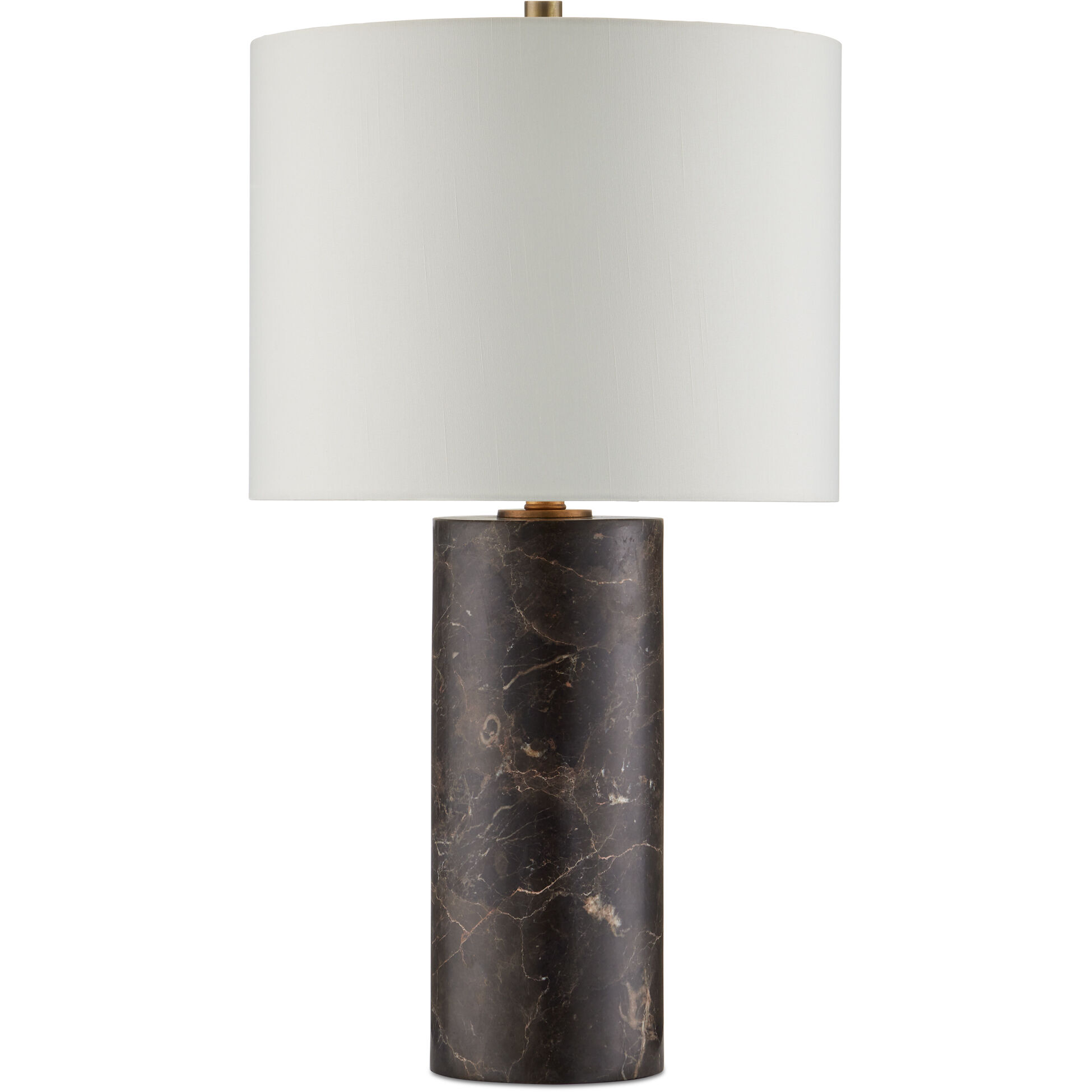 Vespera 25 inch 150 watt Coffee Brown/Antique Brass Table Lamp Portable Light