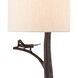 Grasshopper 31 inch 150 watt Bronze Table Lamp Portable Light