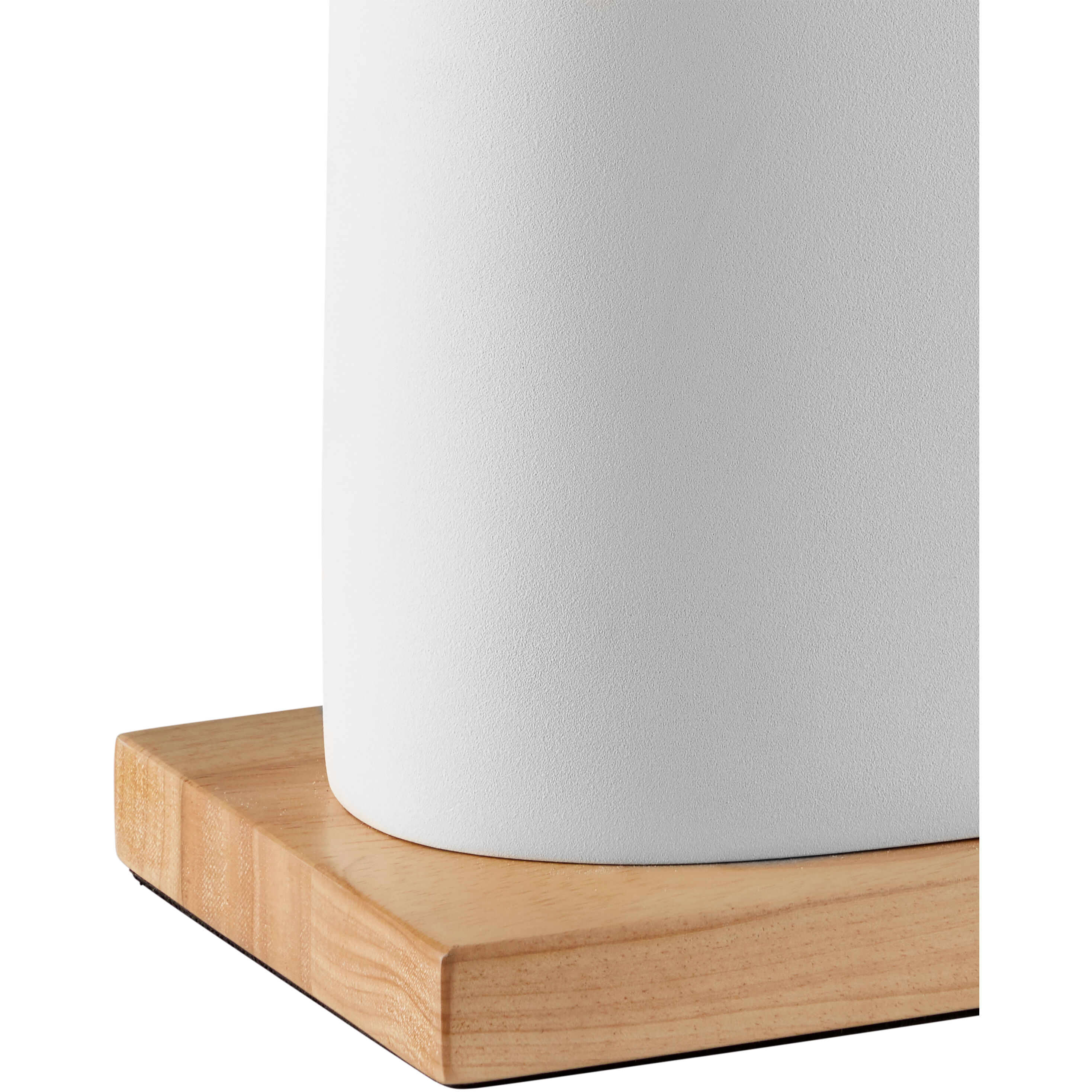 Musing 31.5 inch 150 watt White/Natural Table Lamp Portable Light