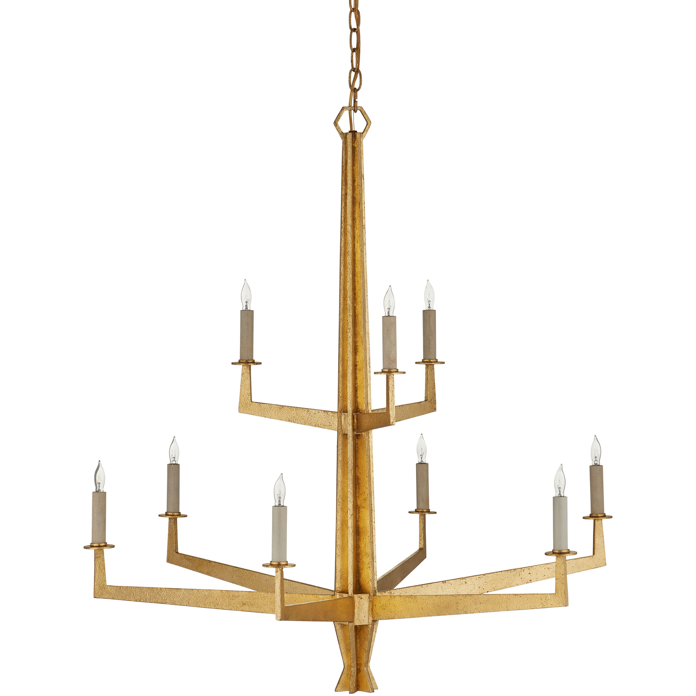 Goldfinch 9 Light 36 inch Washed Lucerne Gold Chandelier Ceiling Light, Large