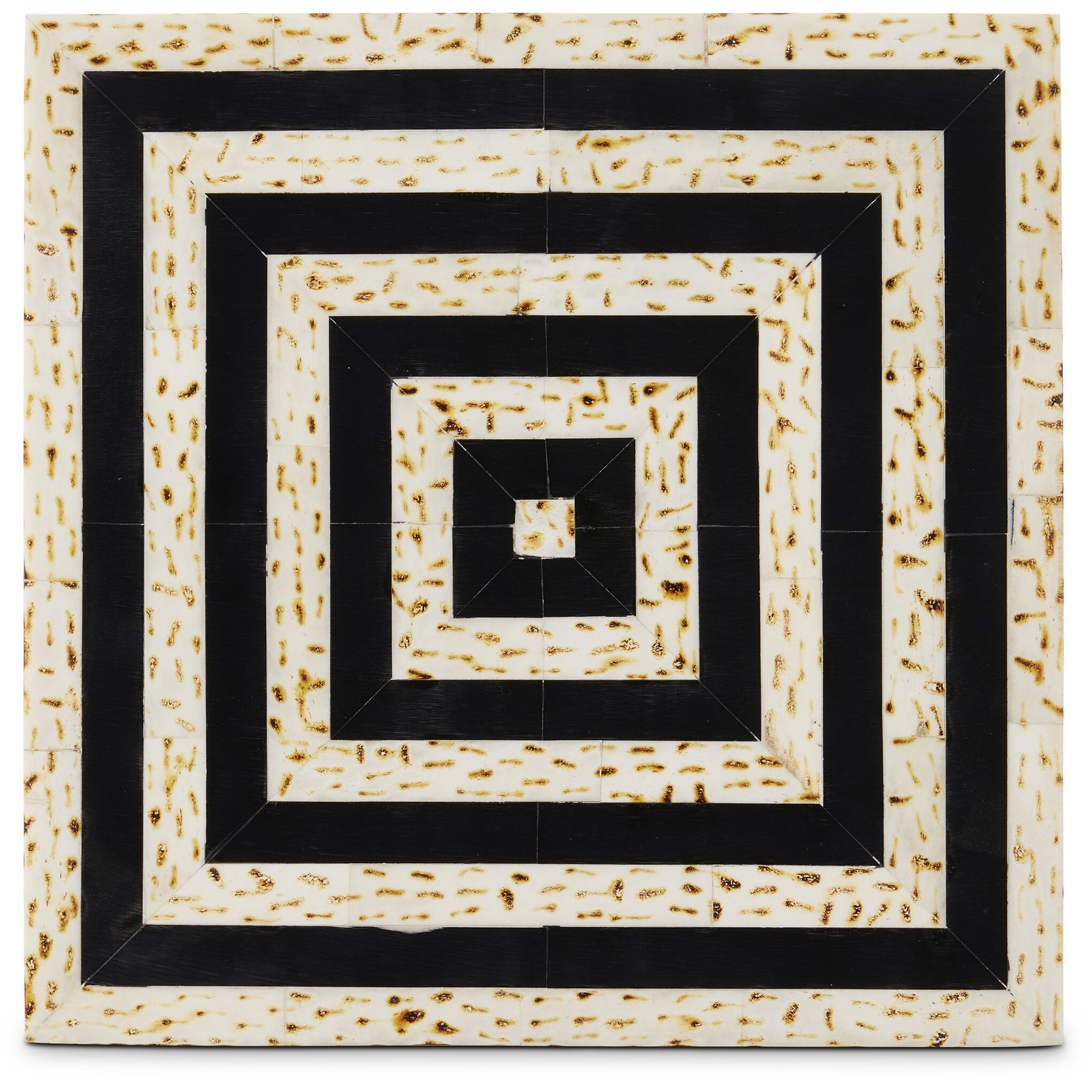 Taurus 12.25 inch Natural and Black Boxes, Set of 2