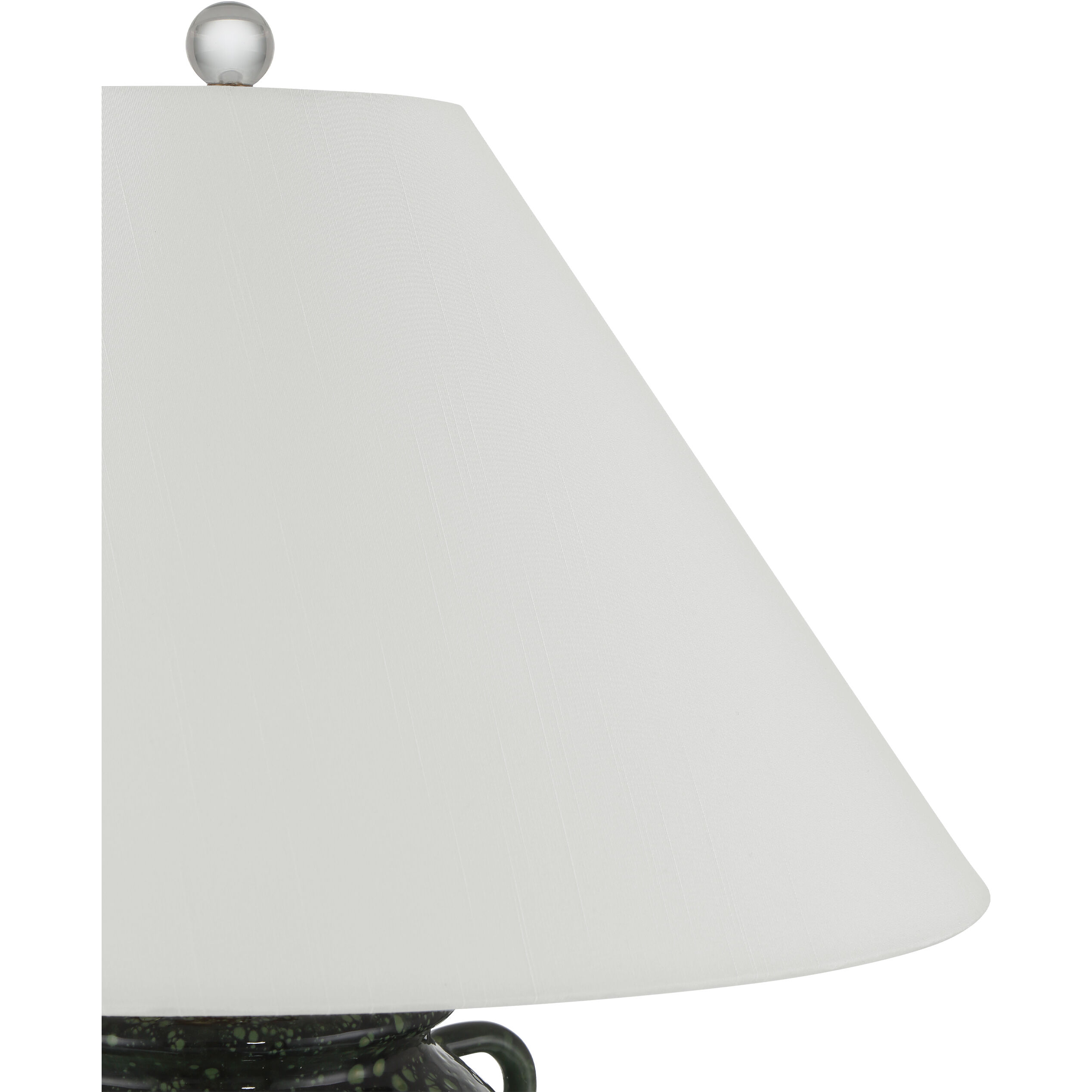 Junko 29 inch 150.00 watt Green/Clear Table Lamp Portable Light
