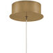 Purity 1 Light 5.5 inch Natural/Brass Pendant Ceiling Light