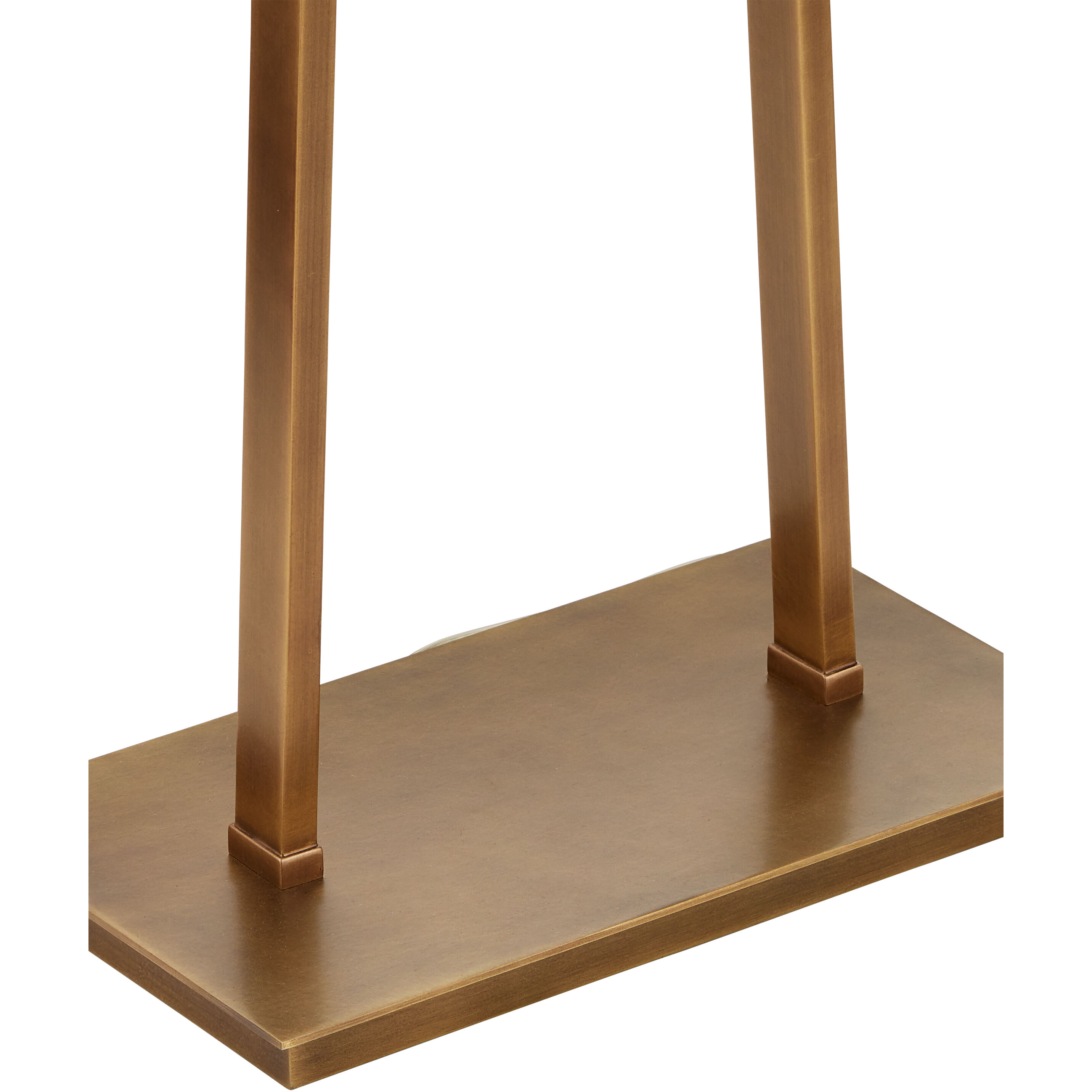 Duet 63.5 inch 9 watt Oil Rubbed Bronze/Antique Brass Floor Lamp Portable Light