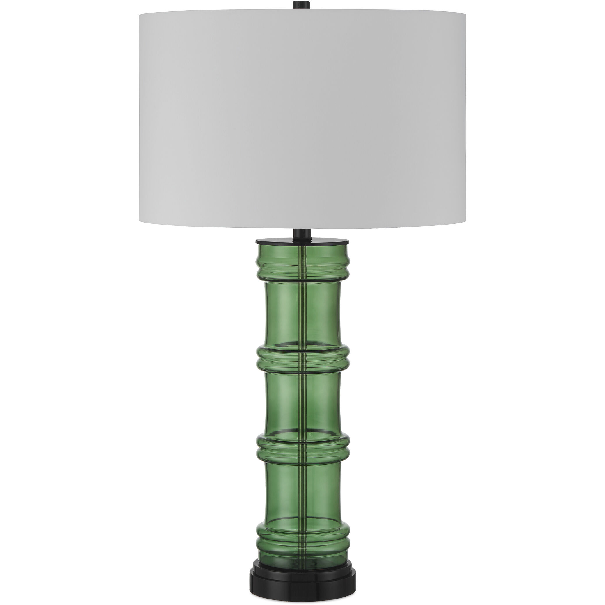 Balsam 32 inch 150.00 watt Green/Glossy Black Table Lamp Portable Light