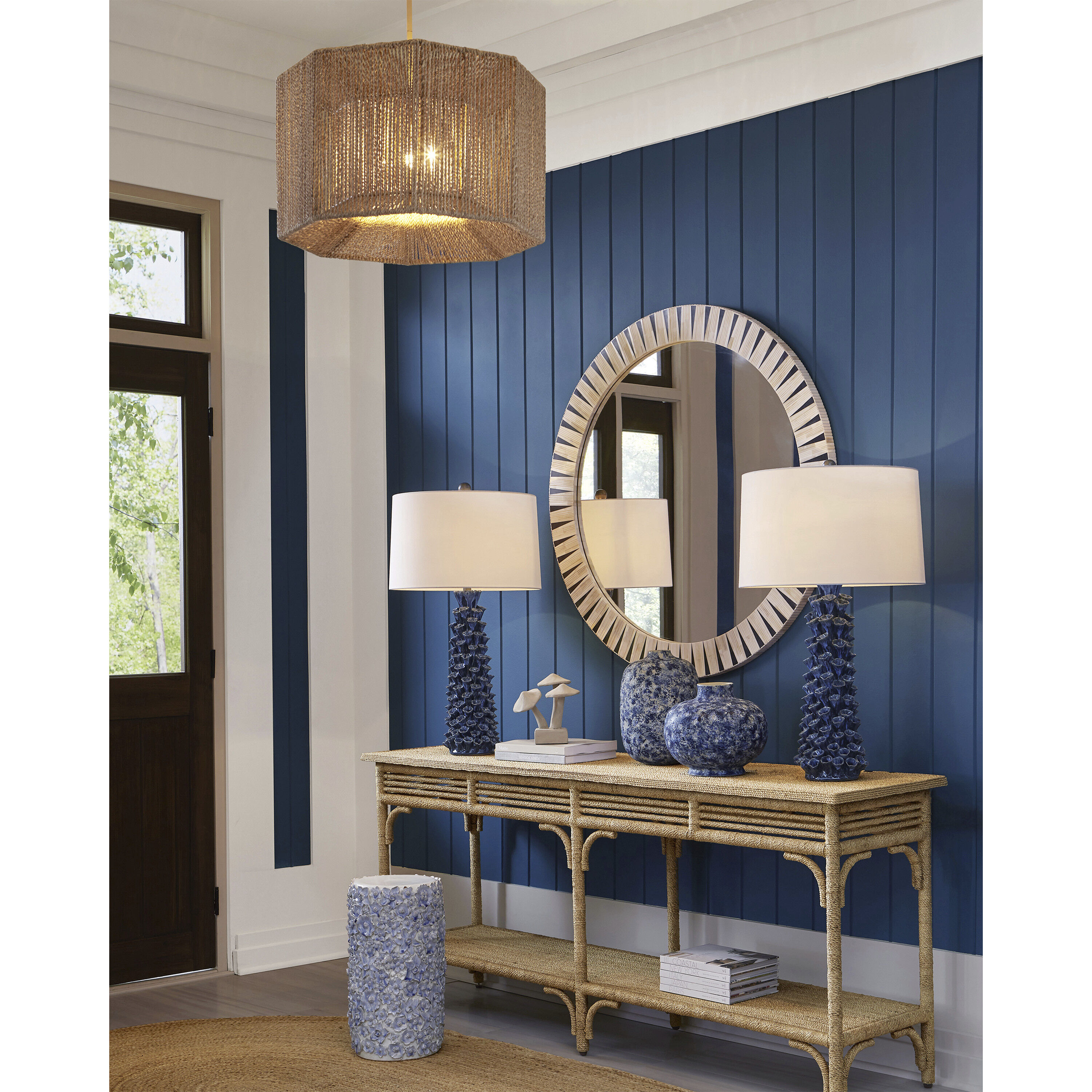 Mereworth 4 Light 22.25 inch Beige and Natural Chandelier Ceiling Light