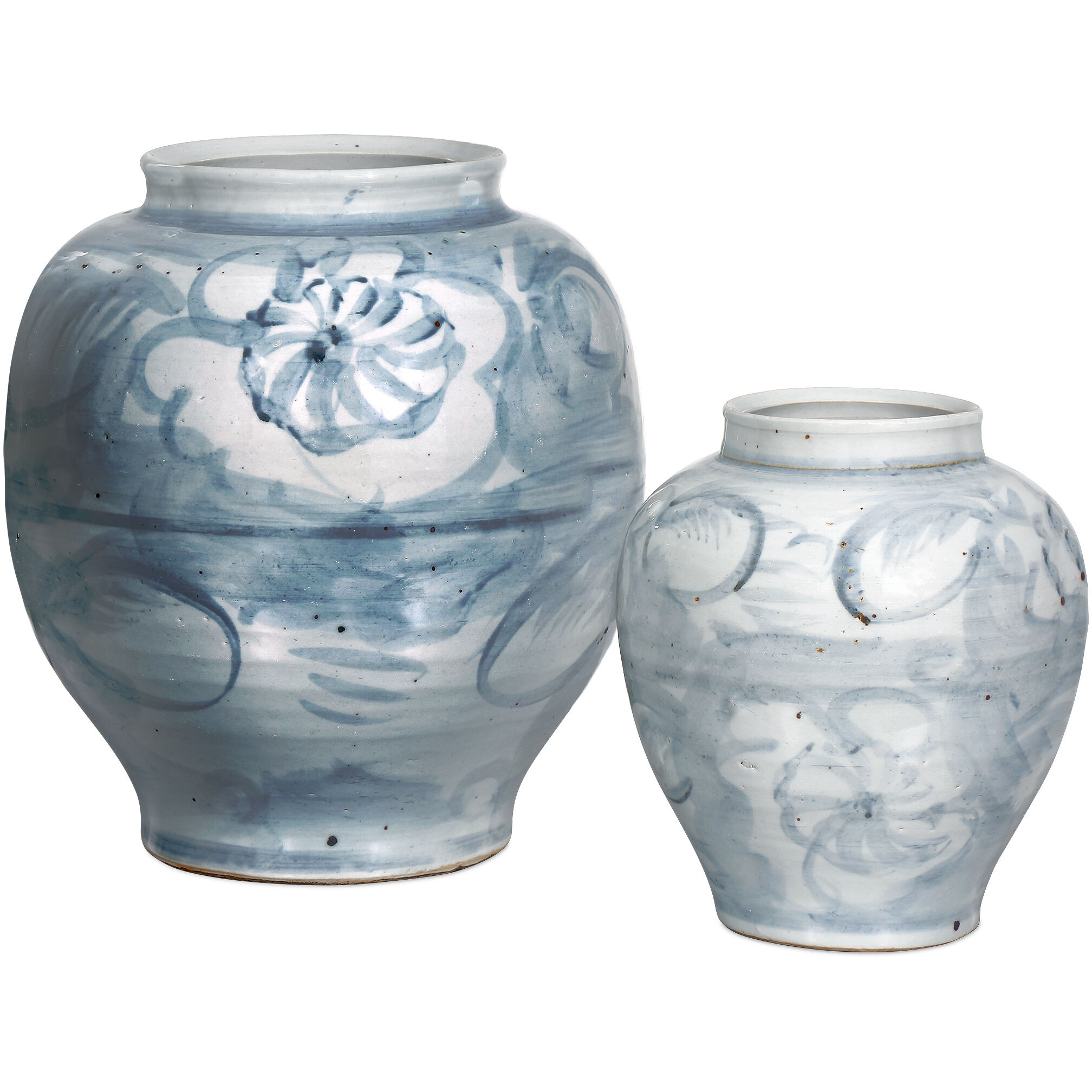 Ming-Style Countryside 10.25 X 9 inch Preserve Pot