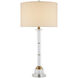 Lothian 29 inch 150 watt Clear/Antique Brass Table Lamp Portable Light