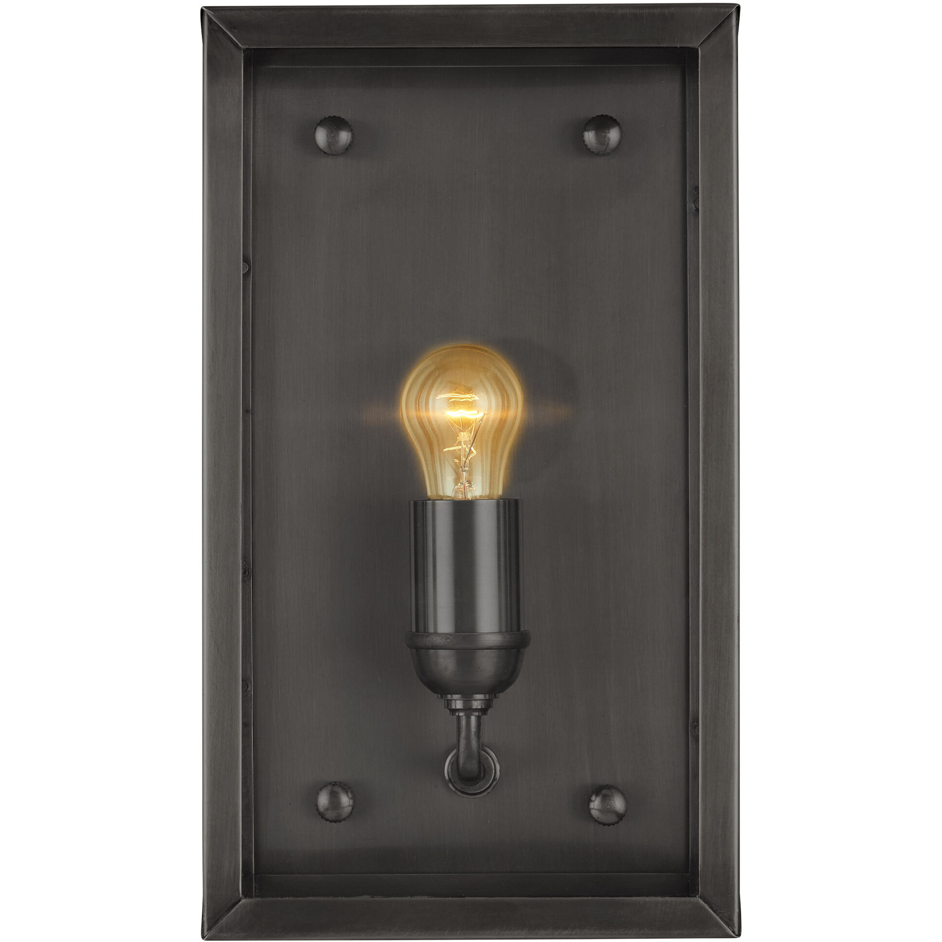 Royster 1 Light 13.75 inch Matte Black/Clear Outdoor Wall Sconce