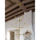 Nottaway 18 Light 60 inch Contemporary Gold Leaf/Contemporary Gold Chandelier Ceiling Light