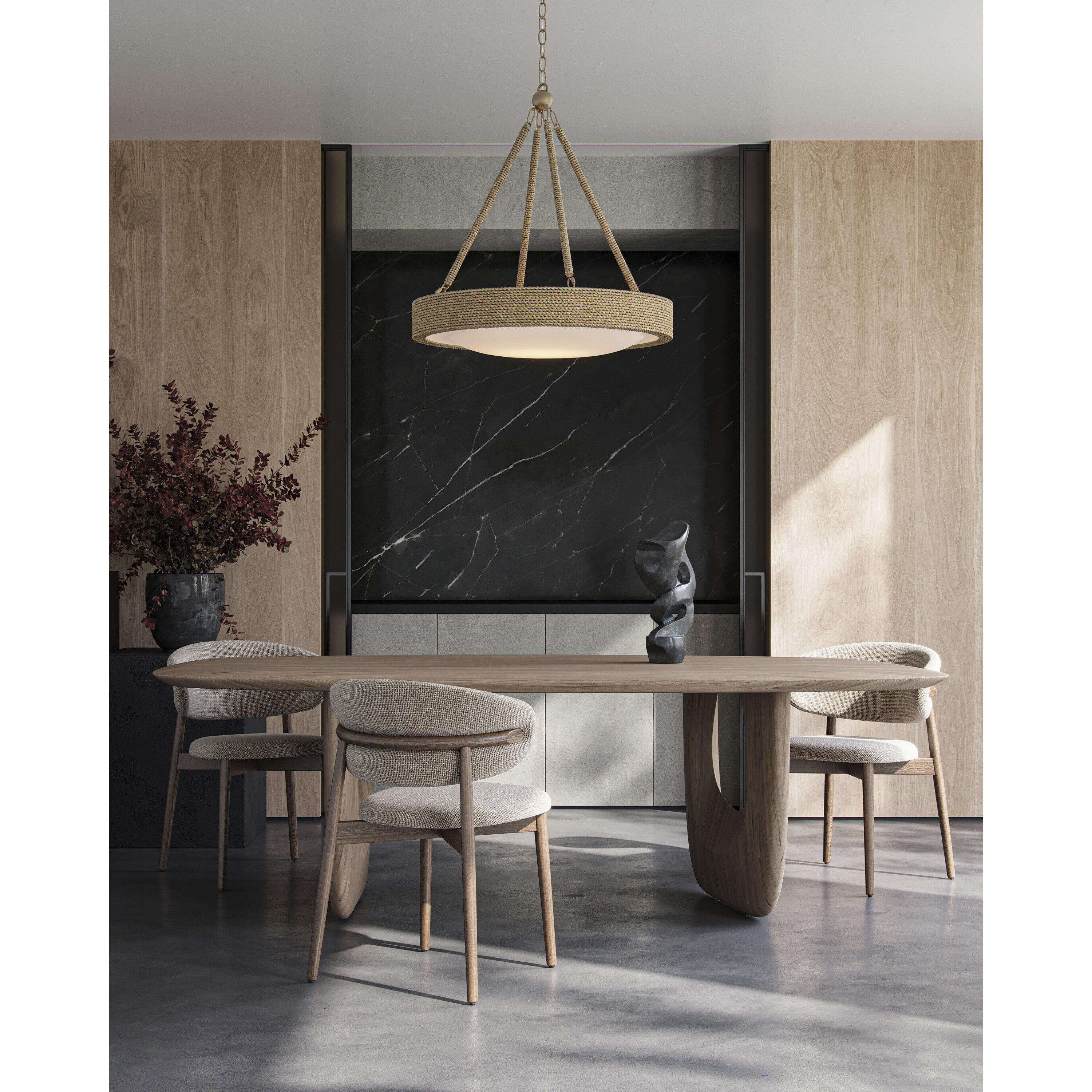 Hopscotch 1 Light 24 inch Natural/Frosted White/Beige/Sugar White Chandelier Ceiling Light