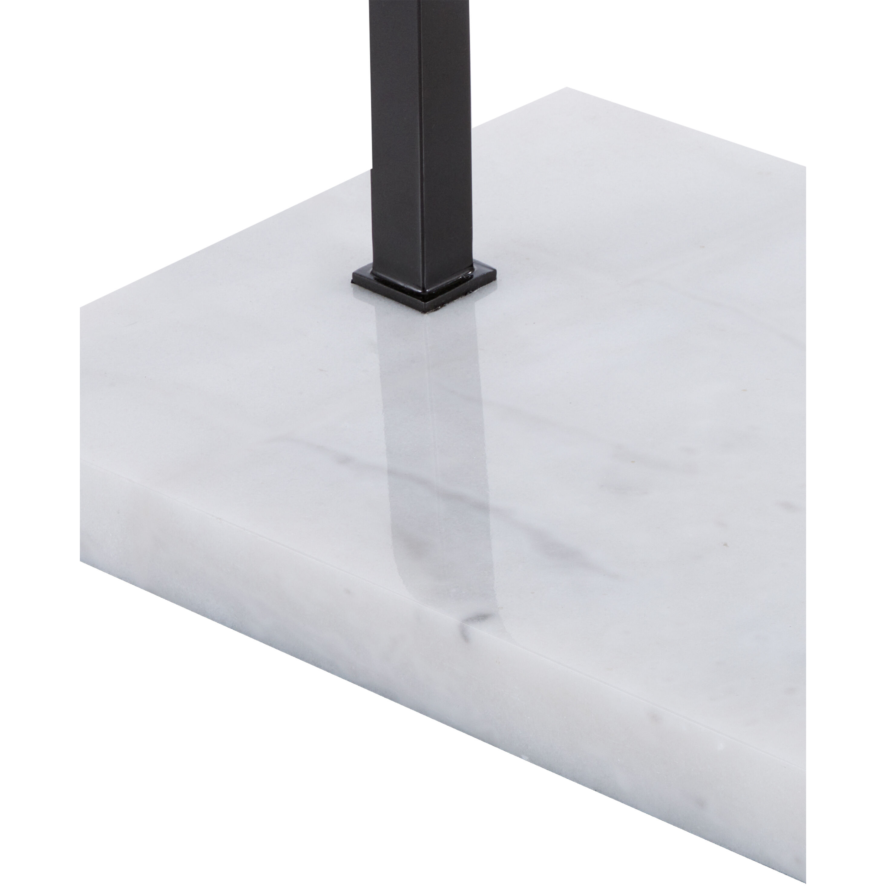 Cloister 87 inch 75 watt Oil Rubbed Bronze and White Floor Lamp Portable Light, Large