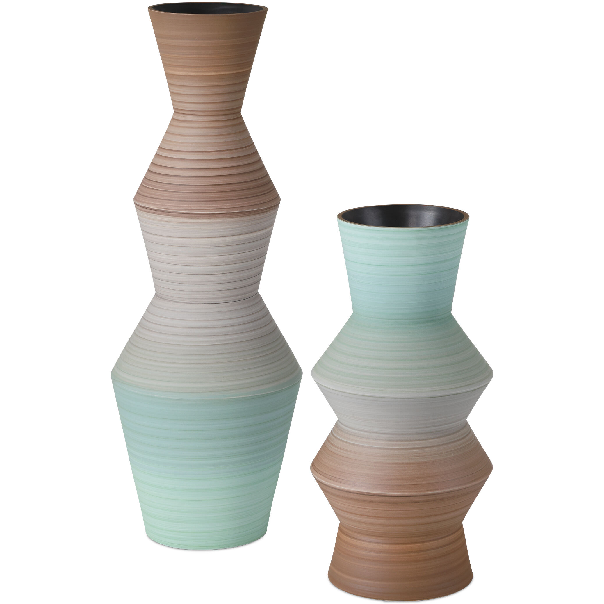 Happy 80's 18 inch Vases, Set of 2