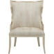 Garson Silver and Fresh File Linen Chair