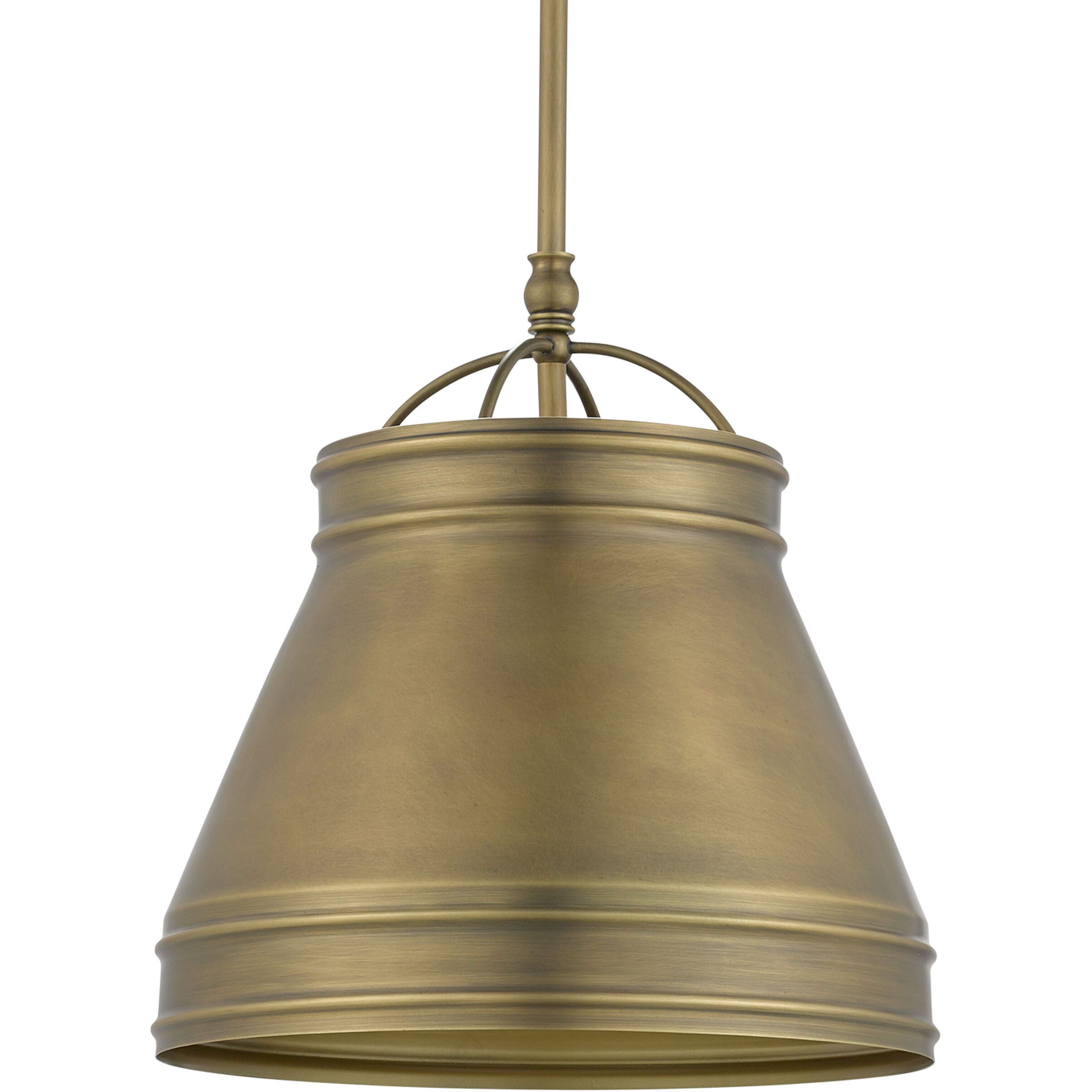 Lumley 1 Light 13 inch Antique Brass Pendant Ceiling Light