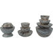 Marbleized Marbleized Gray Stacking Box, Set of 3