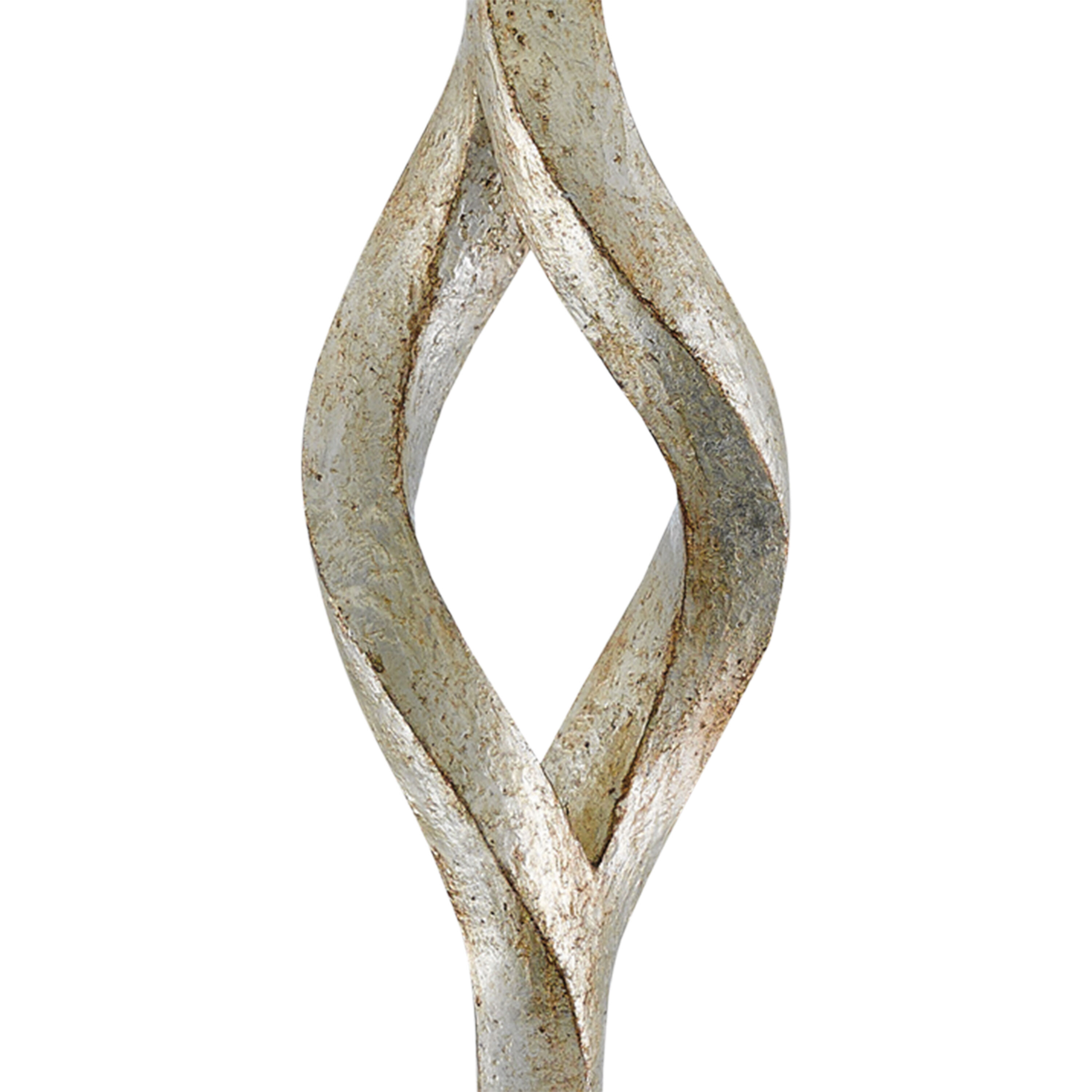 Elyx 31.5 inch 150 watt Chinois Silver Leaf Table Lamp Portable Light