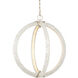 Arietta LED 20 inch Pearl/Silver Chandelier Ceiling Light