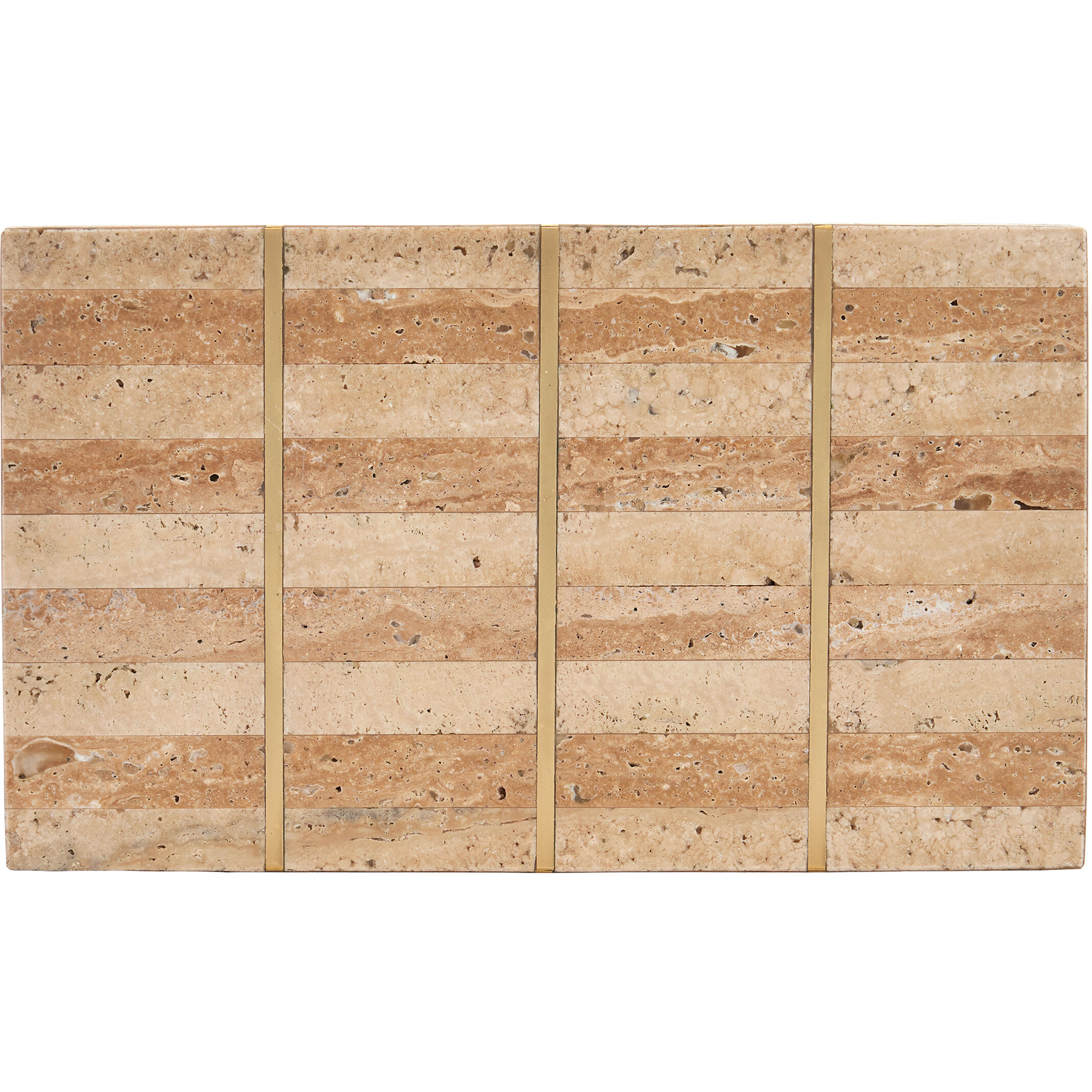 Dezi 10 inch Natural/Brass/Off-White Box