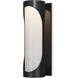 Swale LED 22 inch Black/White Outdoor Wall Sconce, Small