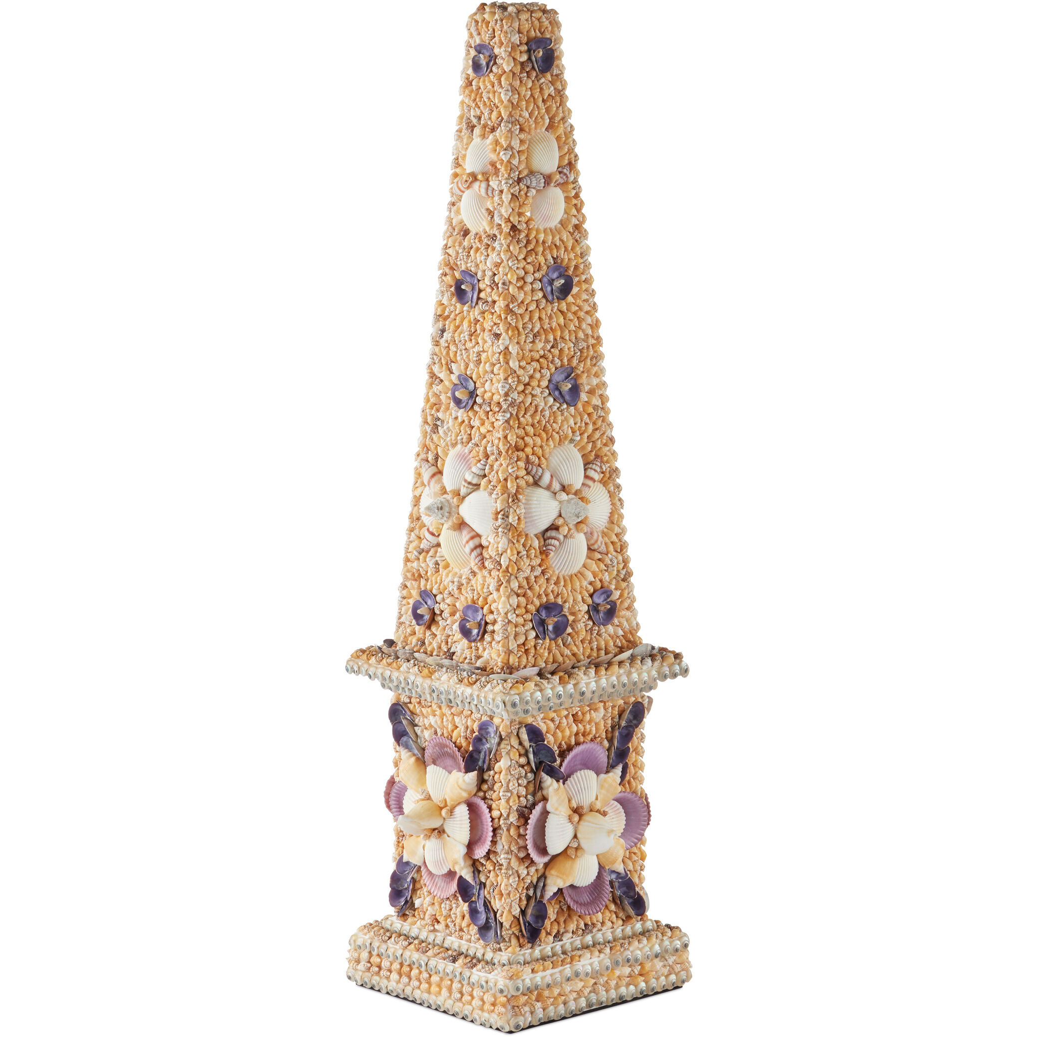 Coquillage Natural Obelisk, Tall