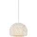 Virtu 1 Light 5.5 inch Natural/Silver Multi-Drop Pendant Ceiling Light