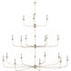 Nottaway 18 Light 60 inch Champagne Chandelier Ceiling Light, Grande