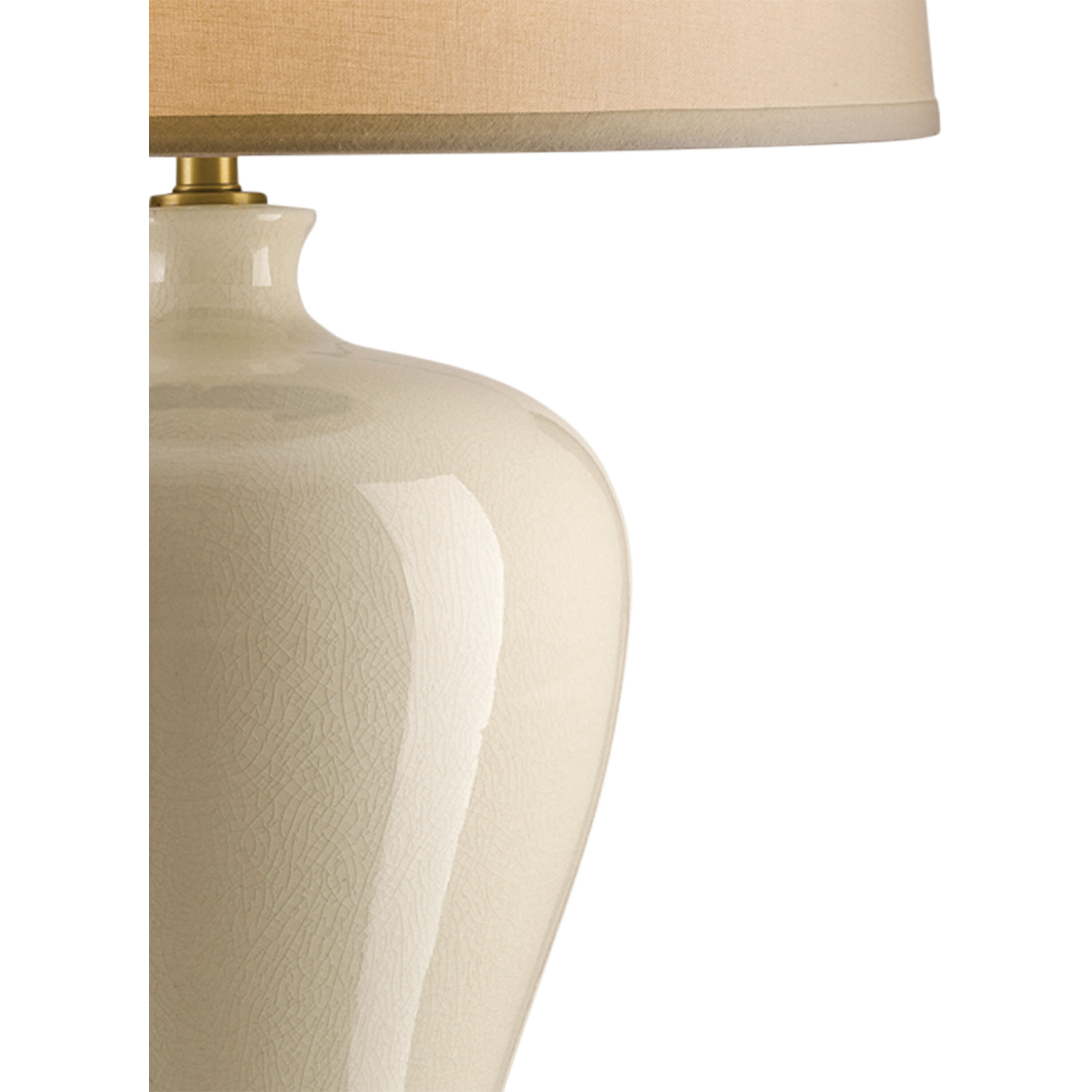 Blaise 31 inch 150 watt Cream Crackle Table Lamp Portable Light