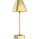 Gadabout 20 inch 2.8 watt Polished Brass Cordless Table Lamp Portable Light