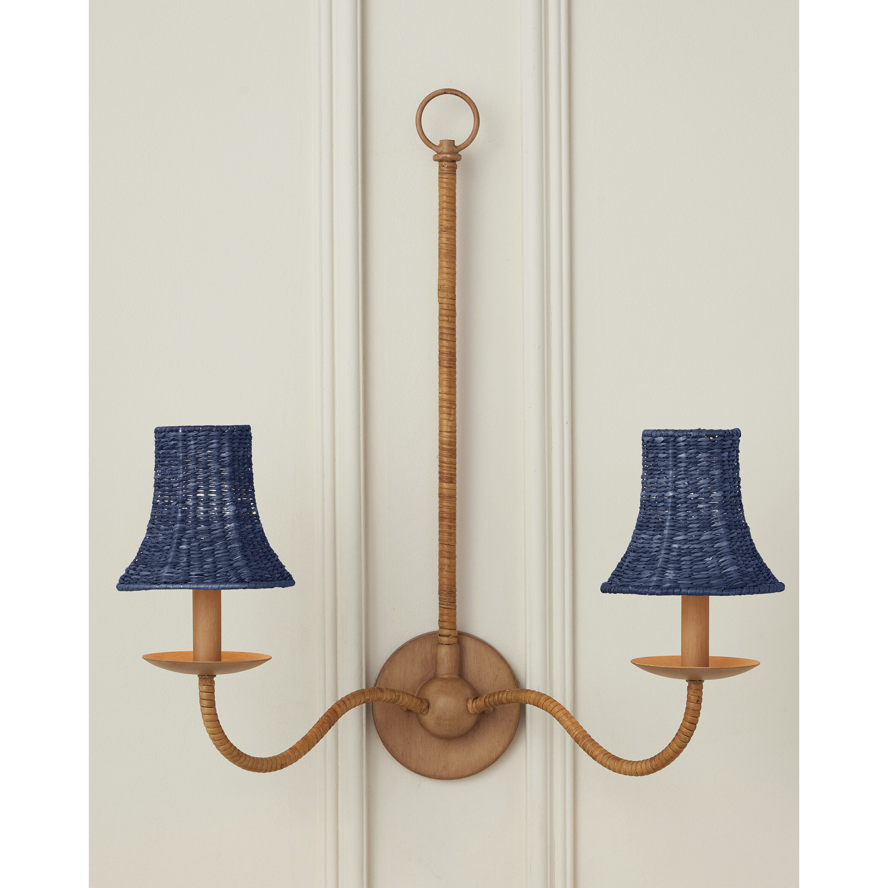 Bell Indigo 5.5 inch Chandelier Shade, Suzanne Duin Collection