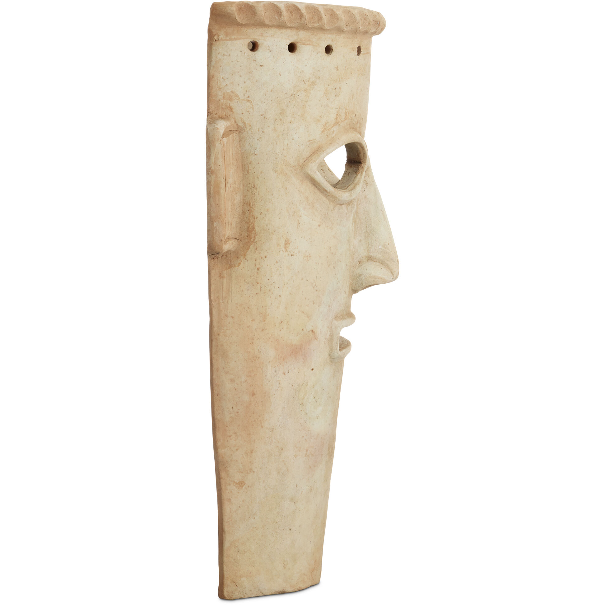 Etu 19 X 13 inch Mask Sculptures, Set of 2