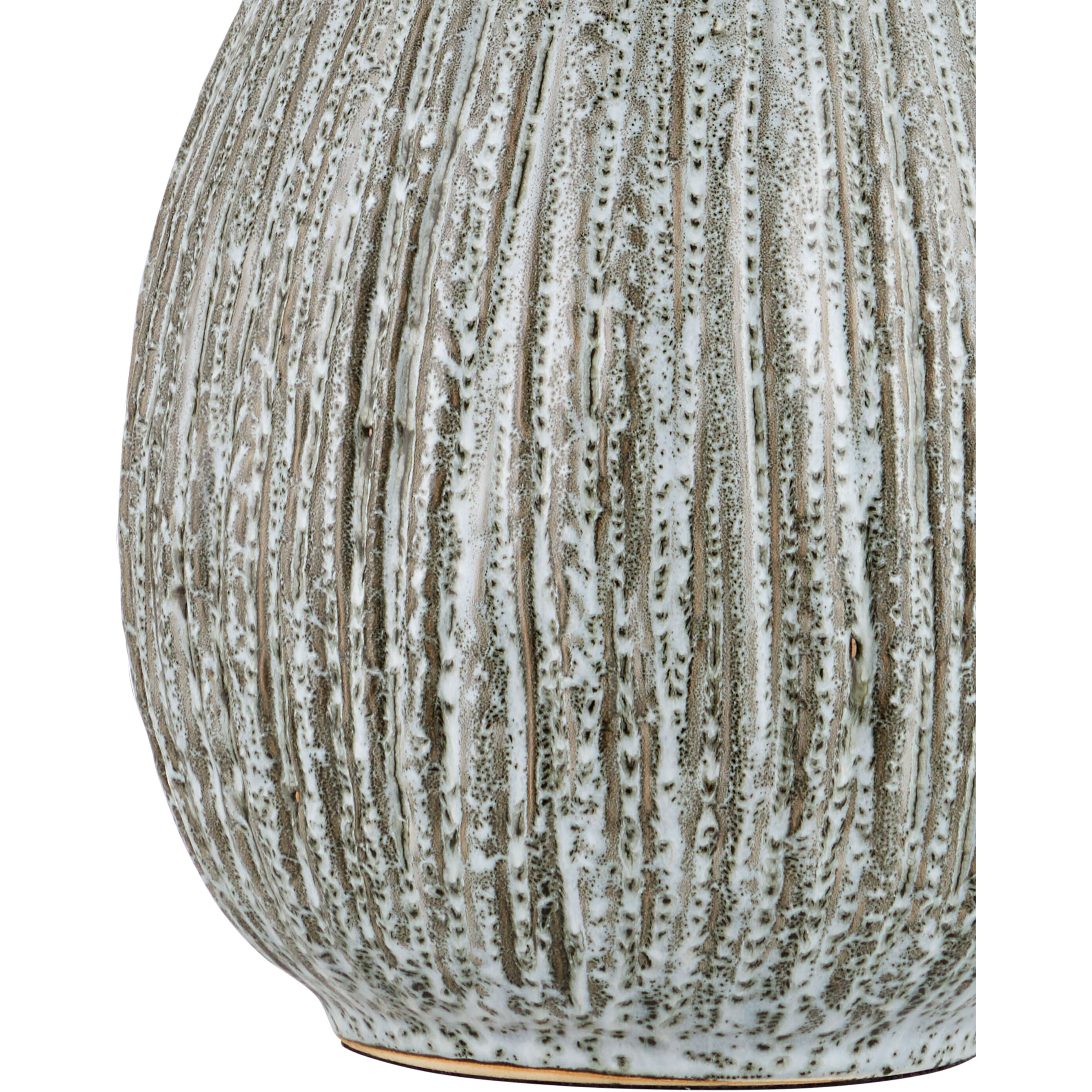 Fidella 24 inch 150 watt Reactive Black & White/Brushed Nickel Table Lamp Portable Light