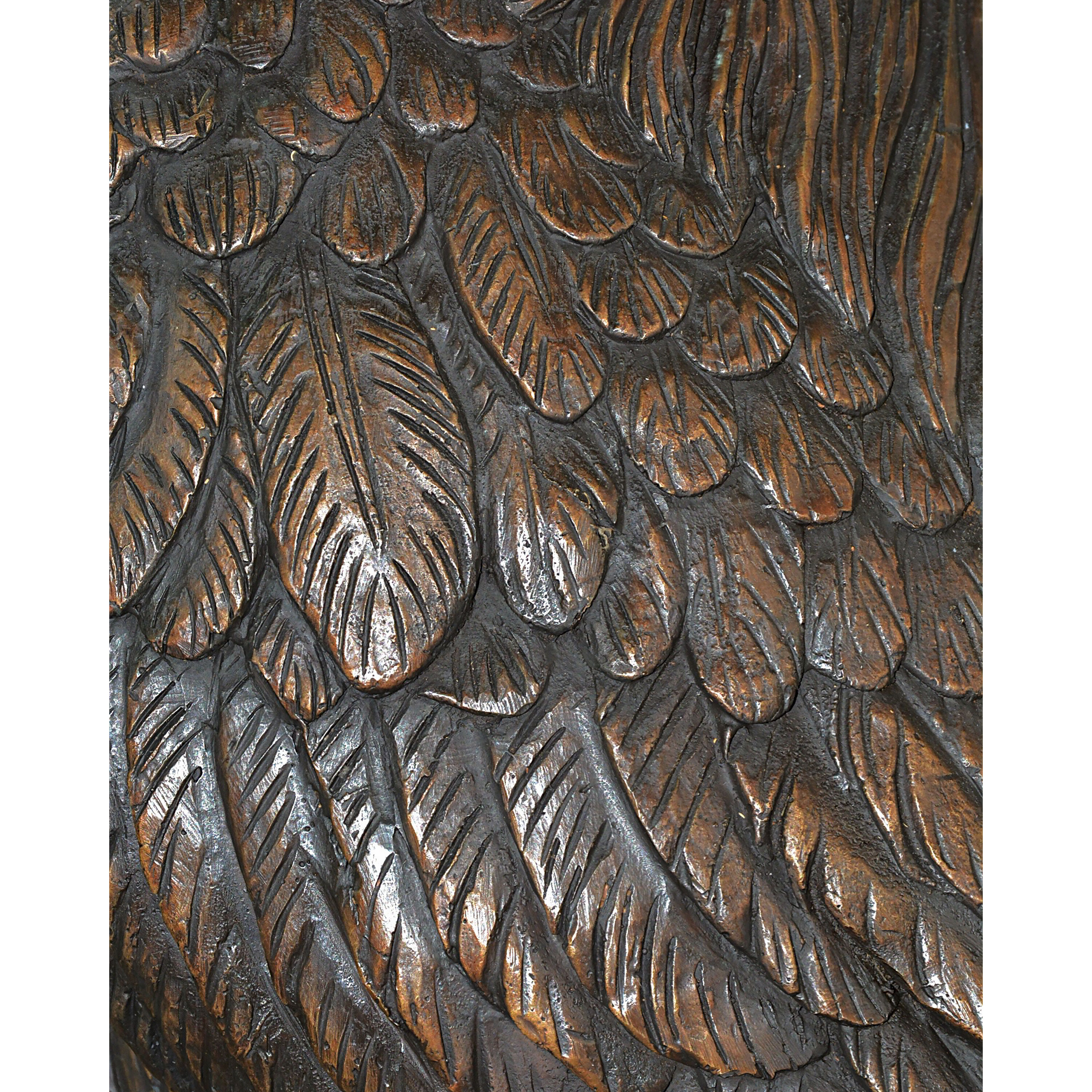 Herons on Branch 68 X 31 inch Sculpture