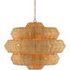 Antibes 18 Light 48 inch Khaki/Natural Chandelier Ceiling Light, Grande
