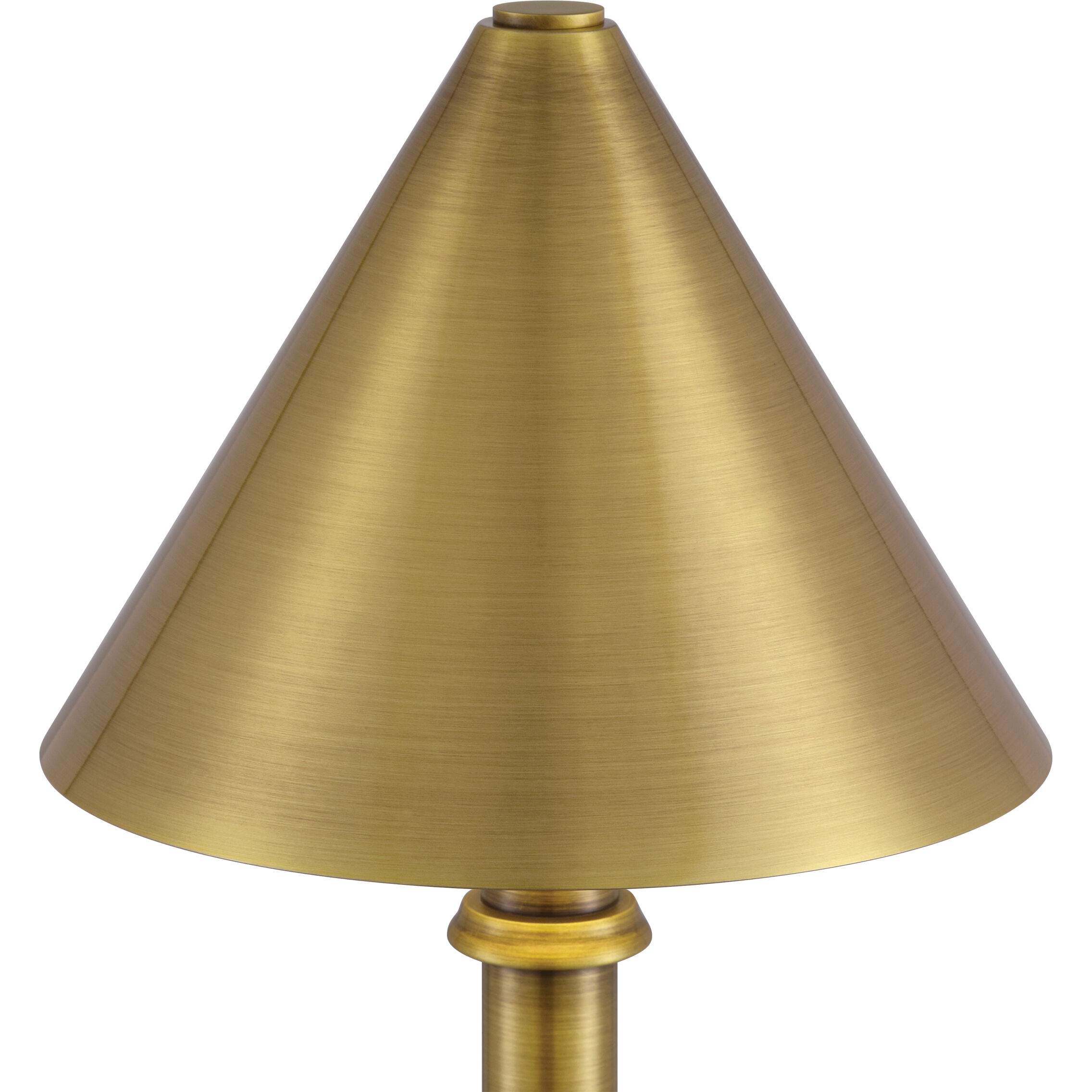 Traipse 18 inch 1.5 watt Brass Cordless Table Lamp Portable Light