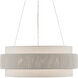 Rousham 6 Light 30 inch Beige/Sugar White Chandelier Ceiling Light