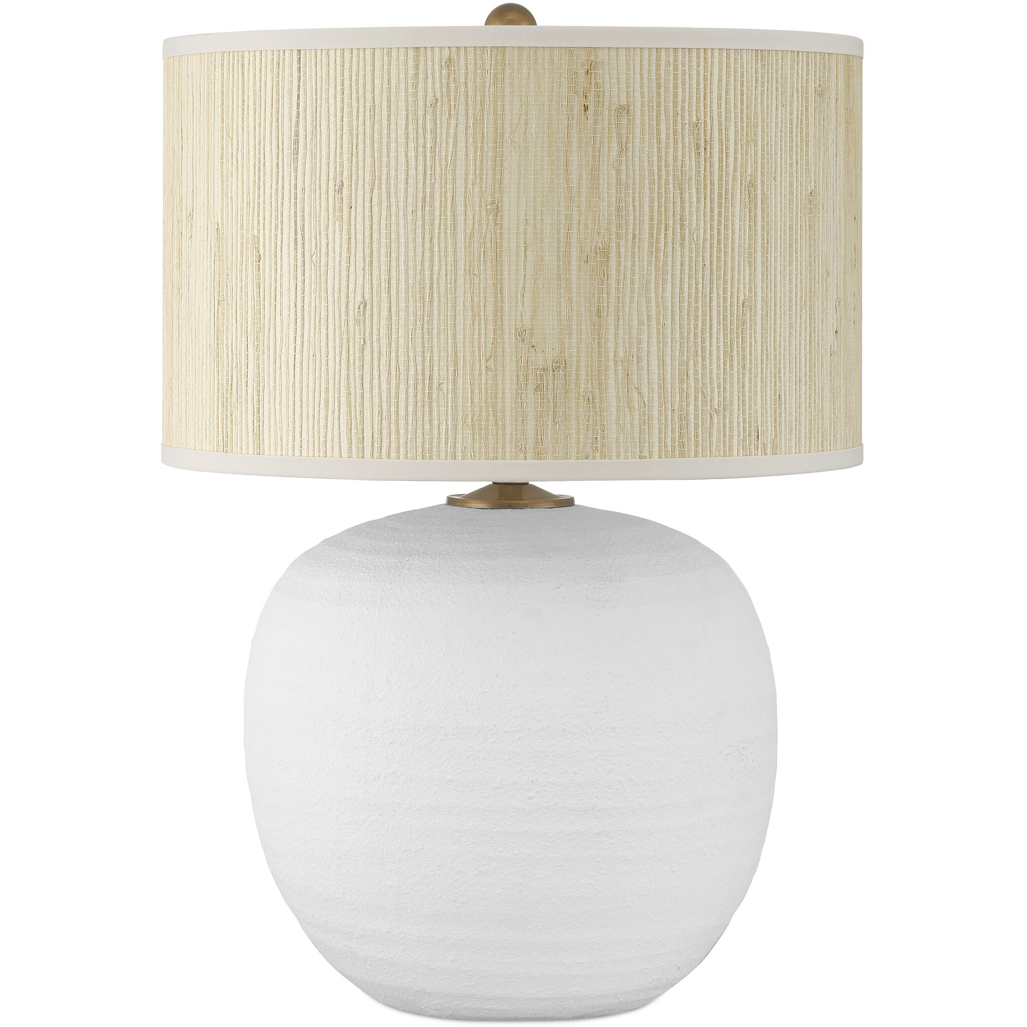 Zena 27 inch 150.00 watt Textured White Table Lamp Portable Light