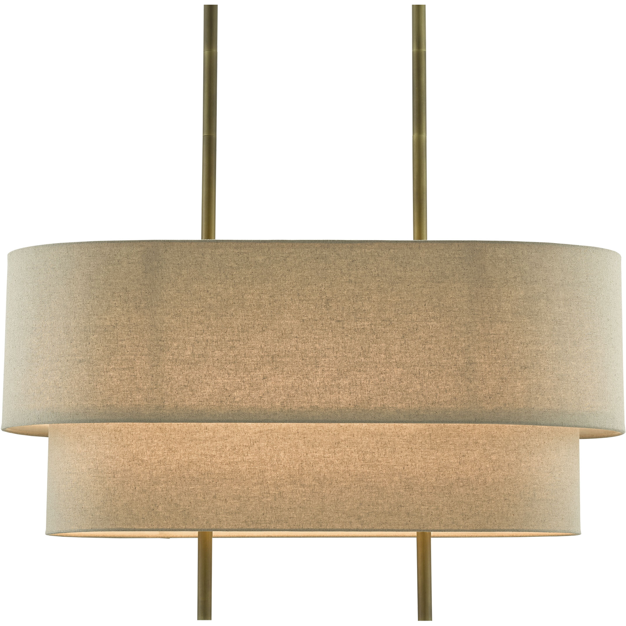 Combermere Linear Chandelier Ceiling Light, Rectangular