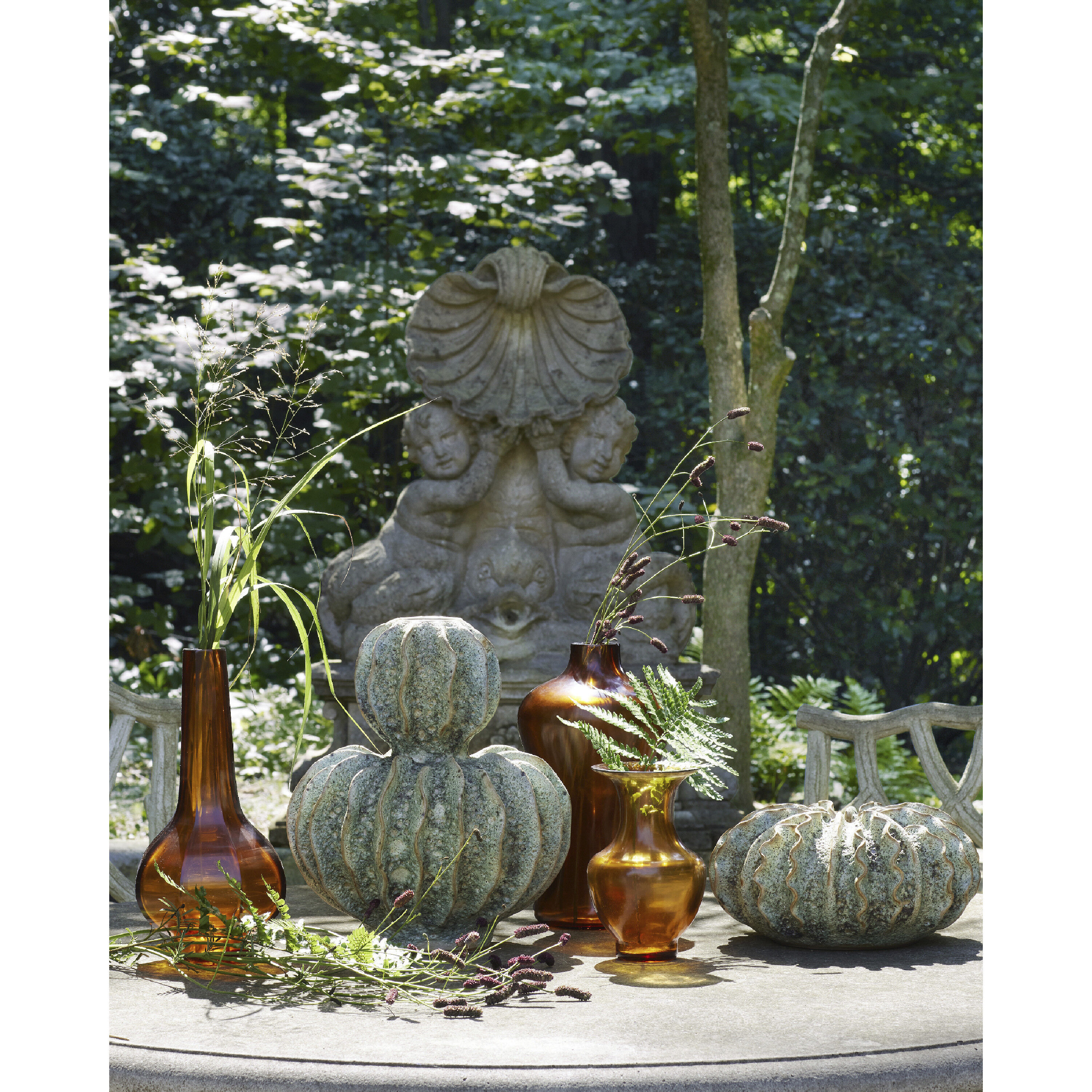 Peking 13.75 X 7.25 inch Stem Vase