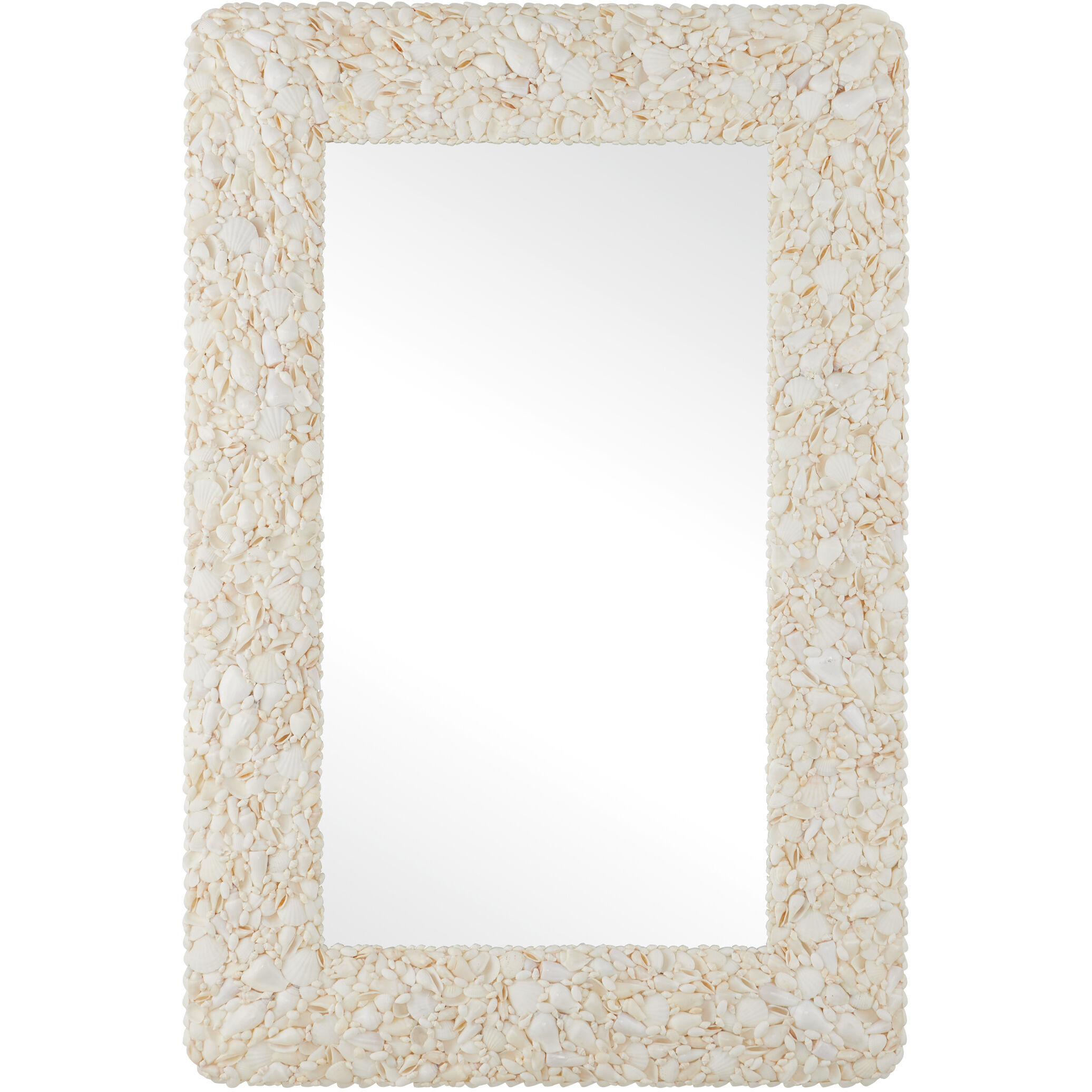 Turbinella 48.25 X 32.5 inch Natural Mirror