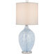 Tinney 26.25 inch 150.00 watt Blue/Clear Table Lamp Portable Light
