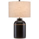 London 27.5 inch 150 watt Black/Gold Table Lamp Portable Light