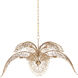 Taormina 8 Light 49.75 inch Brass Chandelier Ceiling Light
